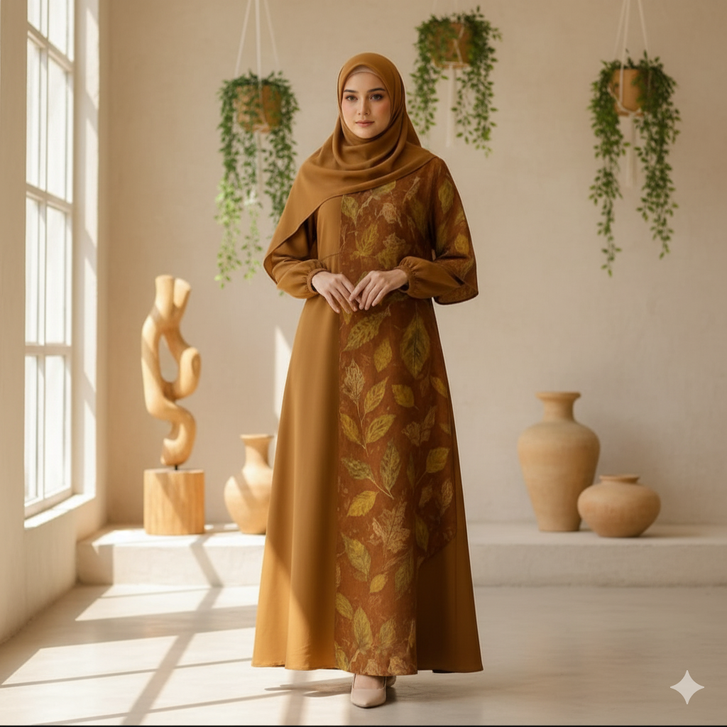 Produk Gamis Ecoprint