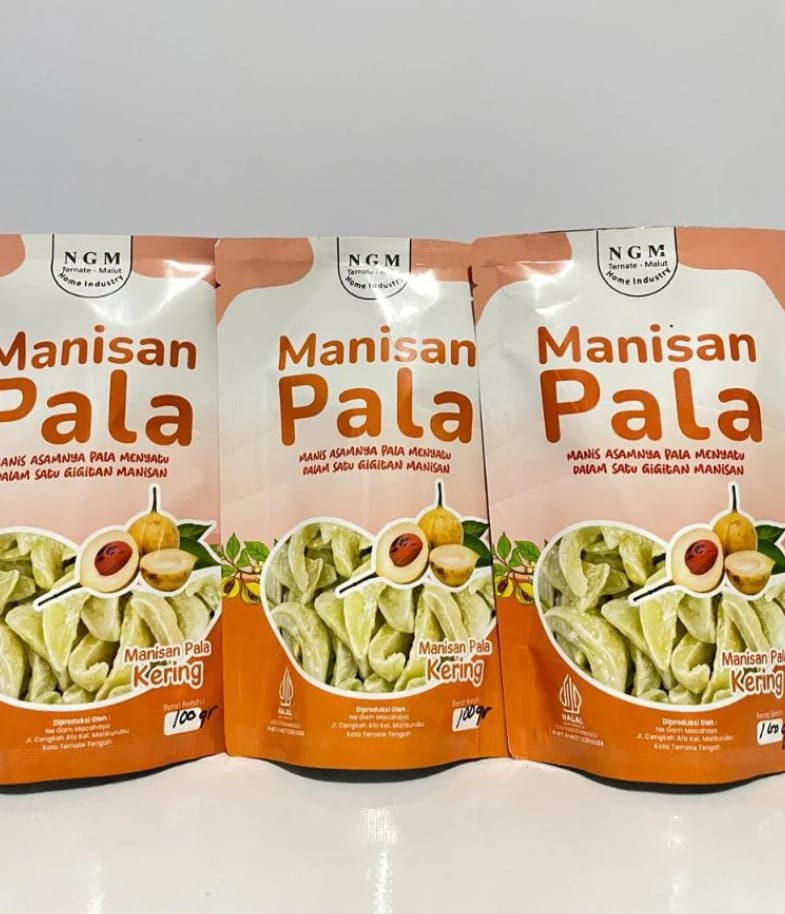 Produk Manisan Pala Kering